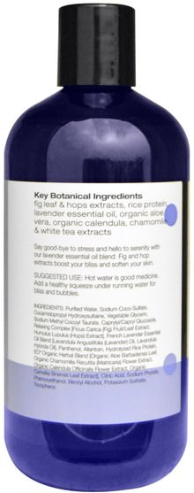 洗澡，美容，泡泡浴 - EO Products, Serenity Bubble Bath, French Lavender with Aloe, 12 fl oz (355 ml)