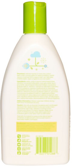 洗澡，美容，泡泡浴，孩子泡泡浴 - BabyGanics, Vapor Bubble Bath, 12 fl oz (354 ml)