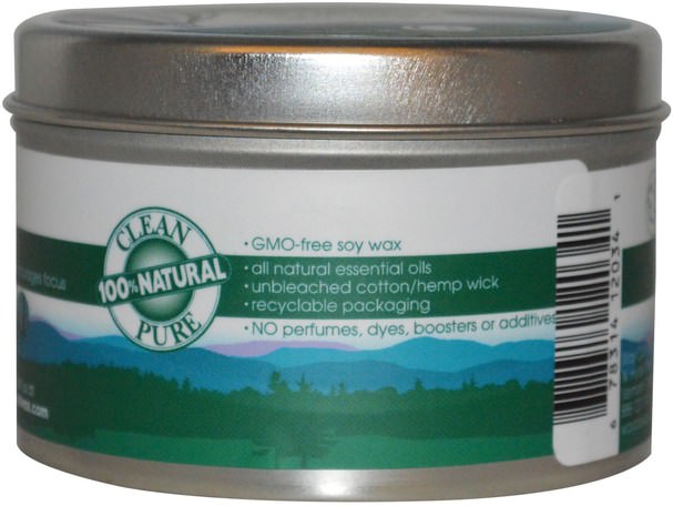 洗澡，美容，蠟燭 - Way Out Wax, All Natural Aromatherapy Candle, Clear Head, 6.7 oz (190 g)