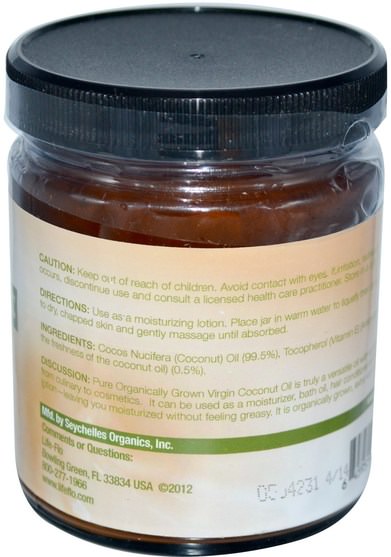 沐浴，美容，椰子油皮 - Life Flo Health, Organic Pure Coconut Oil, Skin Care, 9 fl oz (266 ml)