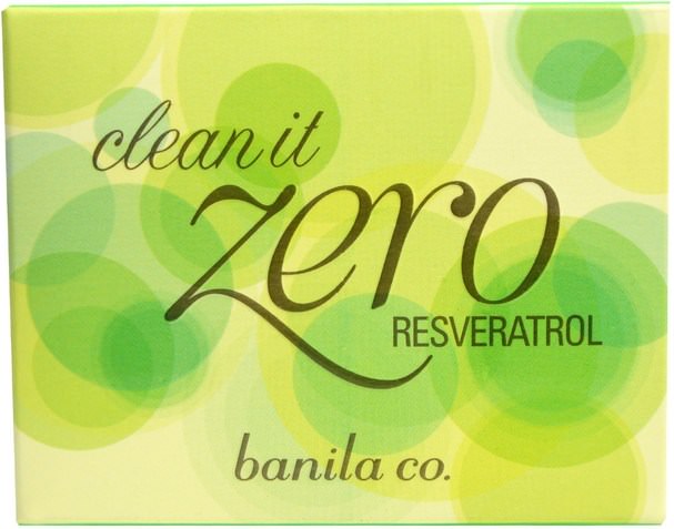 洗澡，美容，面部護理，洗面奶 - Banila Co., Clean It Zero Resveratrol, 100 ml
