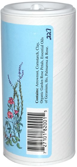 洗澡，美容，腳部護理 - WiseWays Herbals, Rose Garden Body Powder, 3 oz (85 g)