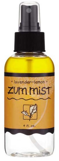 沐浴，美容，香水噴霧，家居，空氣清新劑除臭劑 - Indigo Wild, Zum Mist, Aromatherapy Room & Body Mist, Lavender-Lemon, 4 fl oz