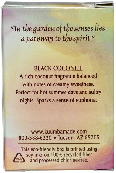 洗澡，美容，香水噴霧 - Kuumba Made, Fragrance Oil, Black Coconut, 0.5 oz (14.7 ml)
