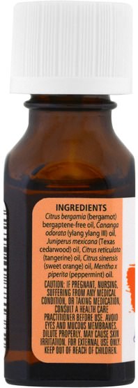 洗澡，美容，頭髮，頭皮，香薰精油 - Aura Cacia, Hair Care, Essential Oil Blend, Glisten.5 fl oz (15 ml)