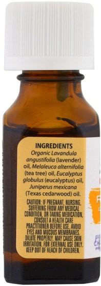 洗澡，美容，頭髮，頭皮，香薰精油 - Aura Cacia, Hair Care, Essential Oil Blend, Restore.5 fl oz (15 ml)