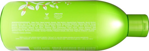 洗澡，美容，頭髮，頭皮，護髮素 - Natures Gate, Conditioner, Nourishing, Hemp + Argan Oil, 18 fl oz (532 ml)