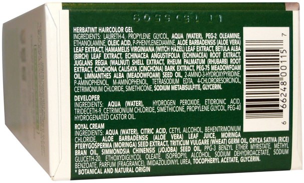 洗澡，美容，頭髮，頭皮，頭髮的顏色，herbatint桃花心木 - Herbatint, Permanent Haircolor Gel, 4M, Mahogany Chestnut, 4.56 fl oz (135 ml)