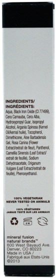 洗澡，美容，頭髮，頭皮，頭髮的顏色 - Mineral Fusion, Gray Root Concealer for Hair, Black.28 oz (8 g)