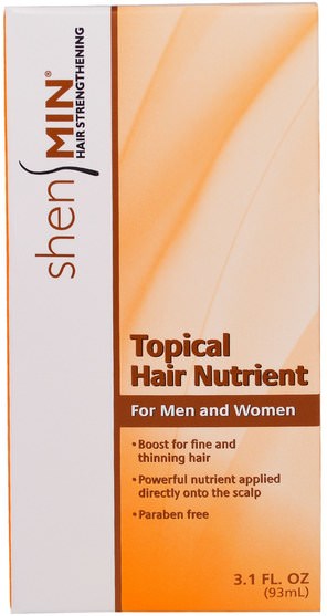 洗澡，美容，頭髮，頭皮，男士護髮 - Natrol, Shen Min, Topical Hair Nutrient, For Men and Women, 3.1 fl oz (93 ml)