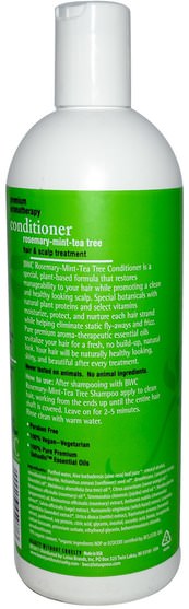 洗澡，美容，頭髮，頭皮，洗髮水，護髮素 - Beauty Without Cruelty, Conditioner, Rosemary Mint Tea Tree, 16 fl oz (473 ml)