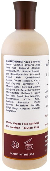 洗澡，美容，頭髮，頭皮，洗髮水，護髮素，護髮素 - Zion Health, Adama, Ancient Minerals Conditioner, Pear Blossom, 16 fl oz (473 ml)