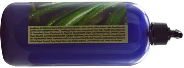 洗澡，美容，頭髮，頭皮，洗髮水，護髮素 - Isvara Organics, Shampoo, Rosemary Thyme Olive Oil, 36 fl oz (1064.65 ml)