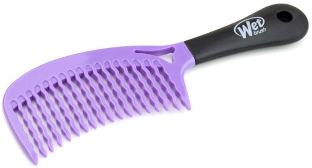 洗澡，美容，頭髮，頭皮 - Wet Brush, Detangle Comb, Purple, 1 Comb