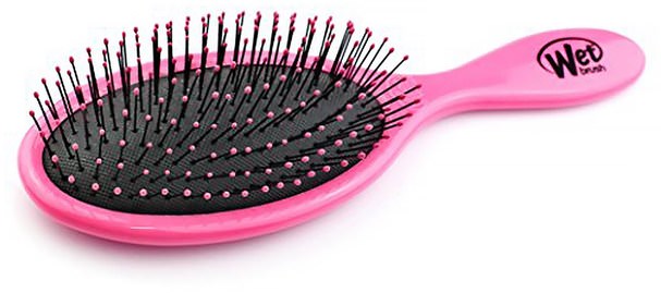 洗澡，美容，頭髮，頭皮 - Wet Brush, Original Detangler Brush, Pink, 1 Brush