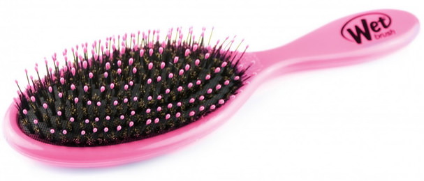 洗澡，美容，頭髮，頭皮 - Wet Brush, Shine Brush, Pink, 1 Brush
