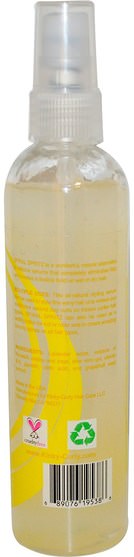 洗澡，美容，髮型定型凝膠 - Kinky-Curly, Spiral Spritz, Natural Styling Serum, 8 oz (236 ml)