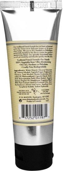 洗澡，美容，護手霜 - A La Maison de Provence, Hand Cream, Fresh Sea Salt, 1.7 fl oz (50 ml)