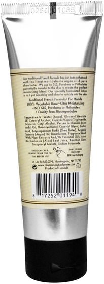 洗澡，美容，護手霜 - A La Maison de Provence, Hand Cream, Sweet Almond, 1.7 fl oz (50 ml)