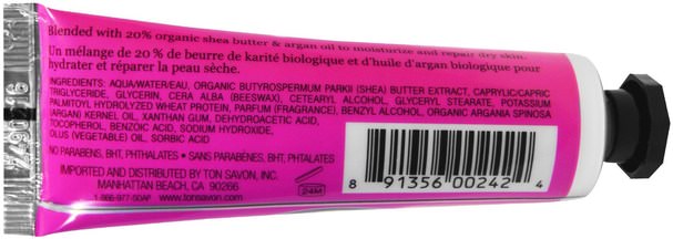 洗澡，美容，護手霜 - La Chatelaine, Hand Cream, Rose Blossom, 1 fl oz (30 ml)