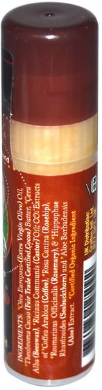 洗澡，美容，唇部護理，唇膏 - Badger Company, Cocoa Butter Lip Balm, Mocha Cocoa.25 oz (7 g)