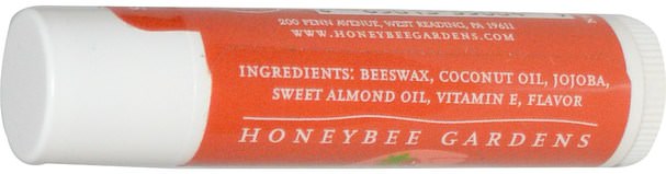 洗澡，美容，唇部護理，唇膏 - Honeybee Gardens, Lip Balm, Strawberry Champagne.15 oz