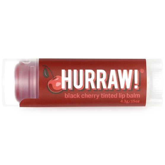 洗澡，美容，唇部護理，唇膏 - Hurraw! Balm, Tinted Lip Balm, Black Cherry.15 oz (4.3 g)