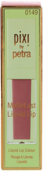 洗澡，美容，口紅，光澤，襯墊，唇部護理 - Pixi Beauty, MatteLast Liquid Lip, Really Rose, 0.24 oz (6.9 g)