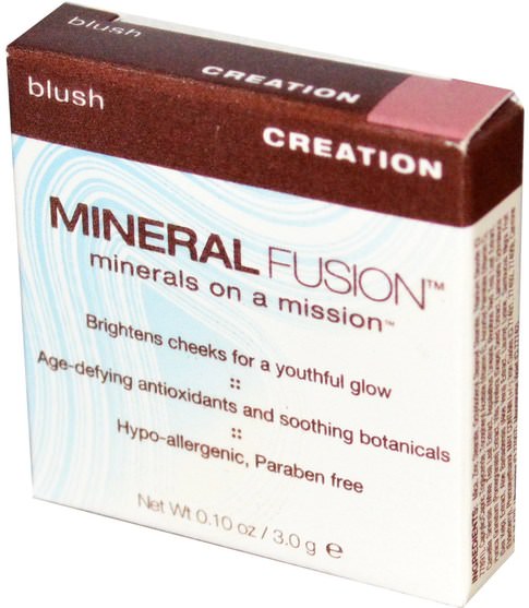 洗澡，美容，化妝，臉紅 - Mineral Fusion, Blush, Creation, 0.10 oz (3.0 g)