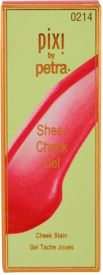 洗澡，美容，化妝，臉紅 - Pixi Beauty, Sheer Cheek Gel, Rosy, 0.45 oz (12.75 g)