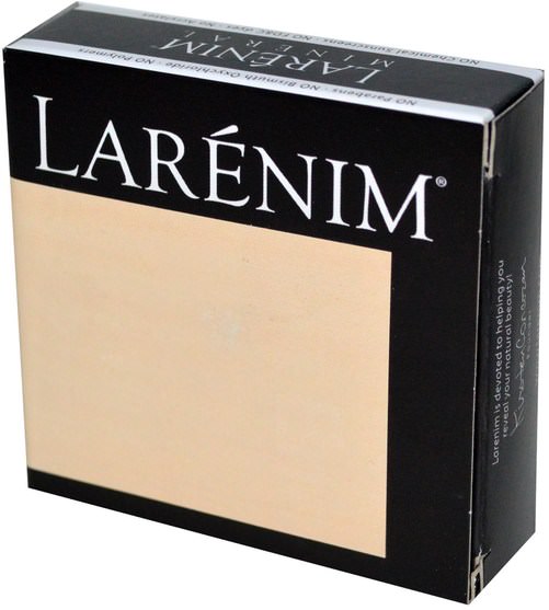 沐浴，美容，化妝，粉餅 - Larenim, Mineral Airbrush Pressed Foundation, 2-WM, 9 g