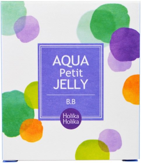 洗澡，美容，化妝，液體化妝 - Holika Holika, Aqua Petit Jelly BB, SPF 20, Aqua Natural 02, 40 ml
