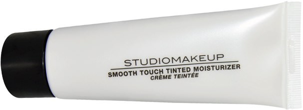 洗澡，美容，化妝，液體化妝 - Studio Makeup, Smooth Touch Tinted Moisturizer, Smooth Honey, 1.35 oz (40 ml)