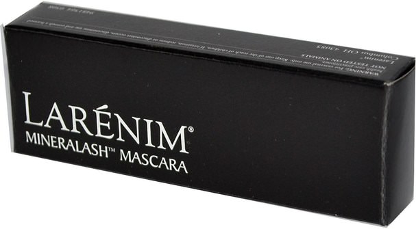 洗澡，美容，化妝，睫毛膏 - Larenim, Mineralash Mascara, Jet Black, 0.30 oz