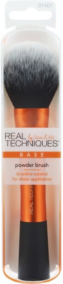 洗澡，美容，化妝 - Real Techniques by Samantha Chapman, Base Powder Brush, 1 Brush