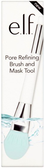洗澡，美容，化妝工具，化妝刷 - E.L.F. Cosmetics, Pore Refining Brush and Mask Tool, 1 Brush