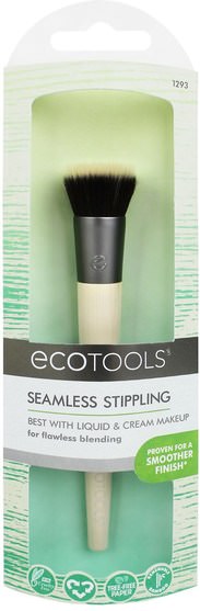 洗澡，美容，化妝工具，化妝刷 - EcoTools, Stippling Brush