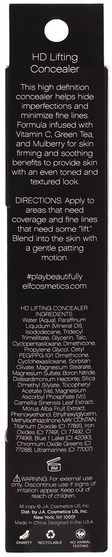洗澡，美容，化妝，修飾棒遮瑕膏 - E.L.F. Cosmetics, HD Lifting Concealer, Fair, 0.22 fl oz (6.5 ml)