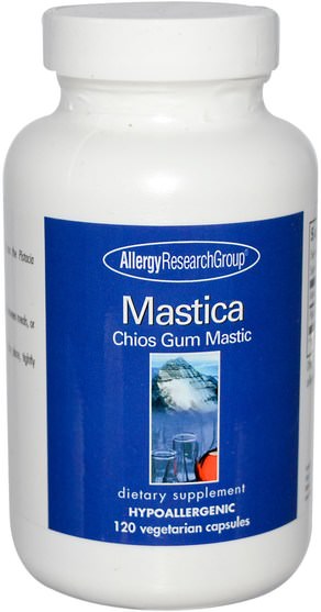 洗澡，美容，口腔牙齒護理，乳香樹膠 - Allergy Research Group, Mastica, Chios Gum Mastic, 120 Veggie Caps