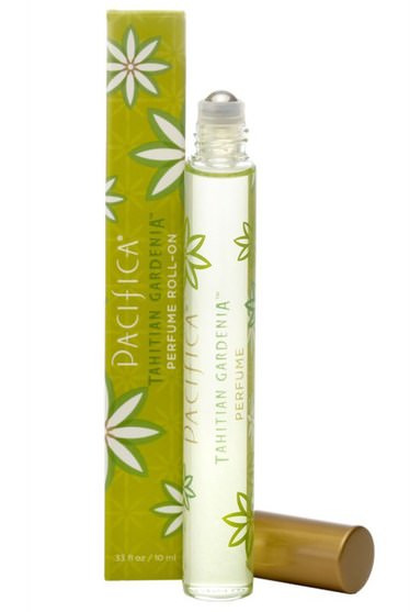 沐浴，美容，香水，香水噴霧 - Pacifica, Perfume Roll-On, Tahitian Gardenia.33 fl oz (10 ml)