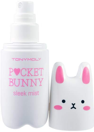 洗澡，美容，個人衛生 - Tony Moly, Pocket Bunny, Sleek Mist, 60 ml