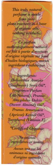洗澡，美女 - Sarabecca, Natural Roll-On Perfume, Amber Blossom.25 fl oz (7.5 ml)