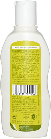 洗澡，美容，洗髮水，頭髮，頭皮，護髮素 - Weleda, Millet Nourishing Shampoo, 6.4 fl oz (190 ml)