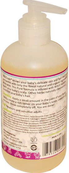 洗澡，美容，洗髮水，兒童洗澡 - Mill Creek, Baby Conditioning Shampoo, Extra Clean, 8.5 fl oz (255 ml)