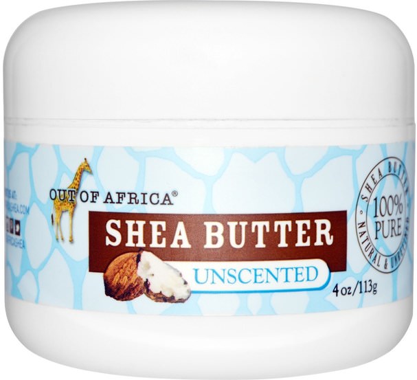 洗澡，美容，乳木果油 - Out of Africa, Pure Shea Butter, Unscented, 4 oz (113 g)