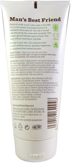 洗澡，美容，沐浴露 - Bulldog Skincare For Men, Shower Gel, Original, 6.7 fl oz (200 ml)