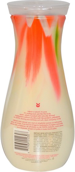 洗澡，美容，沐浴露 - Method, Pure Naked, Moisturizing Body Wash, Magnolia with Aloe Vera, 18 fl oz (532 ml)