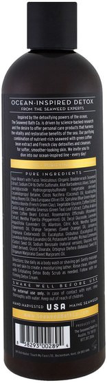 洗澡，美容，沐浴露 - Seaweed Bath Co., Purifying Detox Body Wash, Awaken, Rosemary & Mint, 12 fl oz (354 ml)