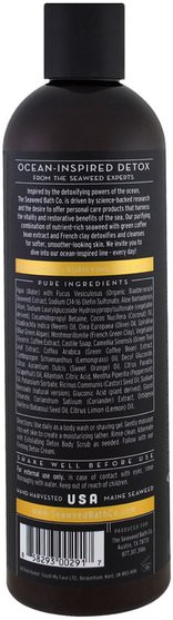 洗澡，美容，沐浴露 - Seaweed Bath Co., Purifying Detox Body Wash, Enlighten, Lemongrass, 12 fl oz (354 ml)