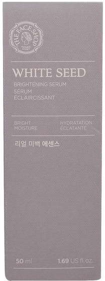 洗澡，美容，皮膚血清 - The Face Shop, White Seed, Brightening Serum, 1.69 fl. oz (50 ml)